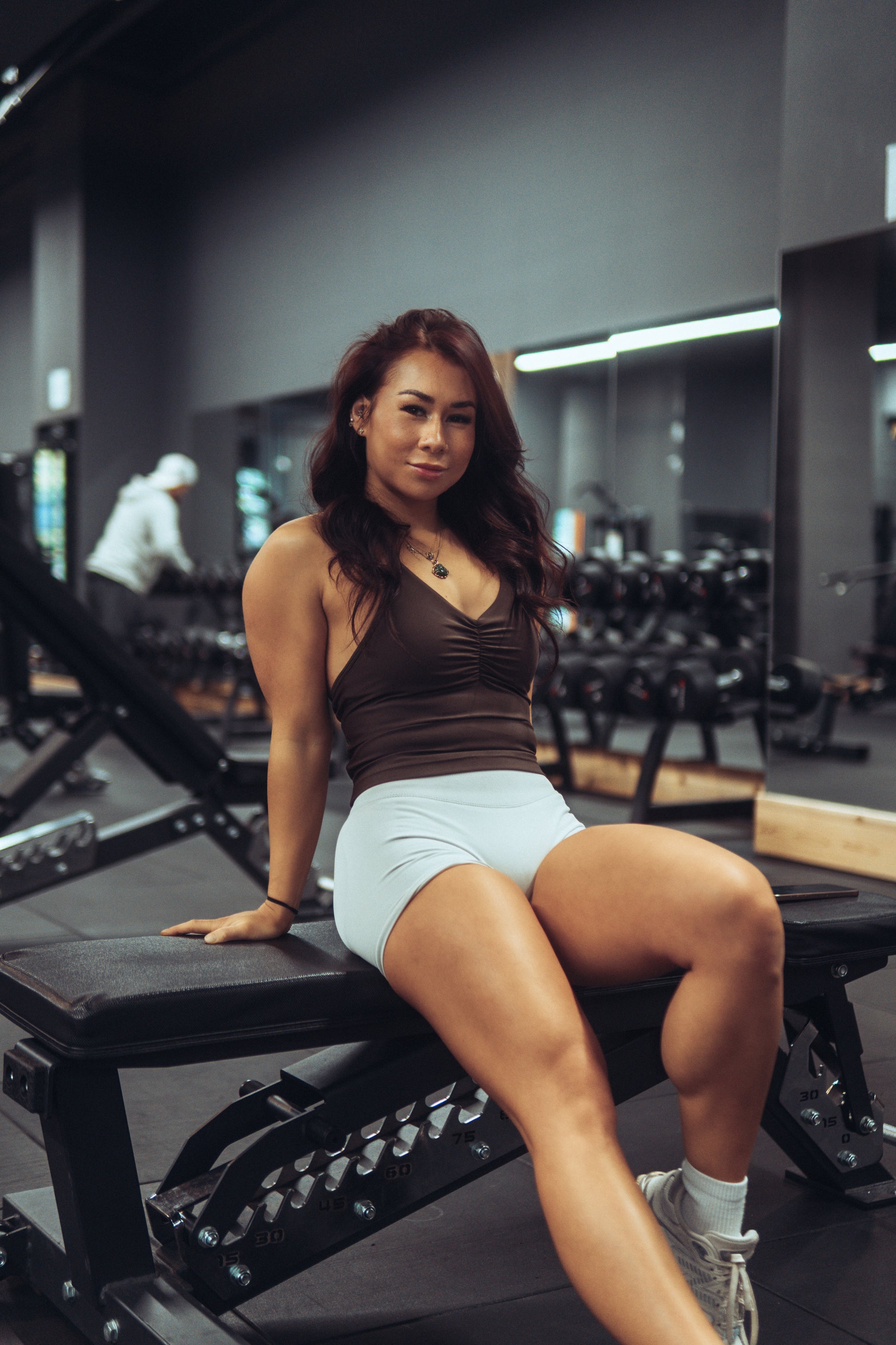 SilkySmooth Scrunched Tank Top